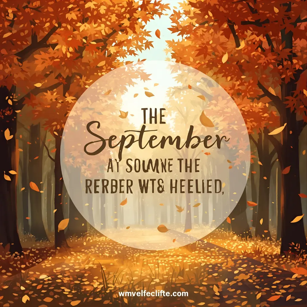 Best September Quotes