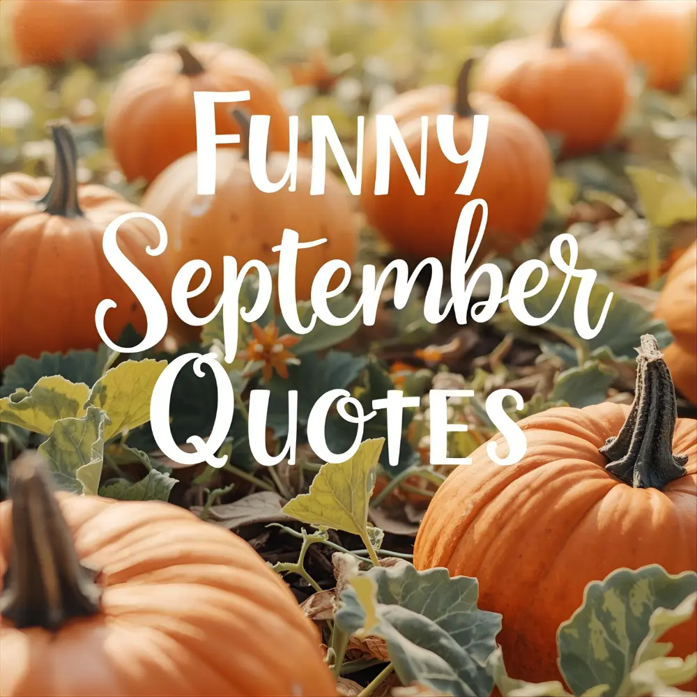 Funny September Quotes