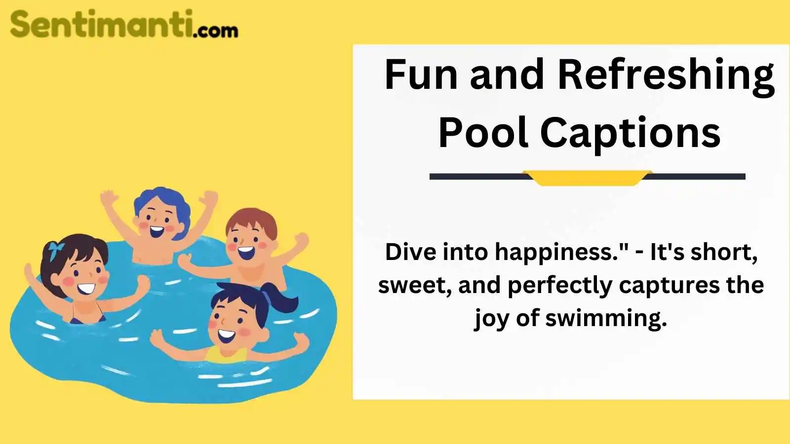 Fun and Refreshing Pool Captions