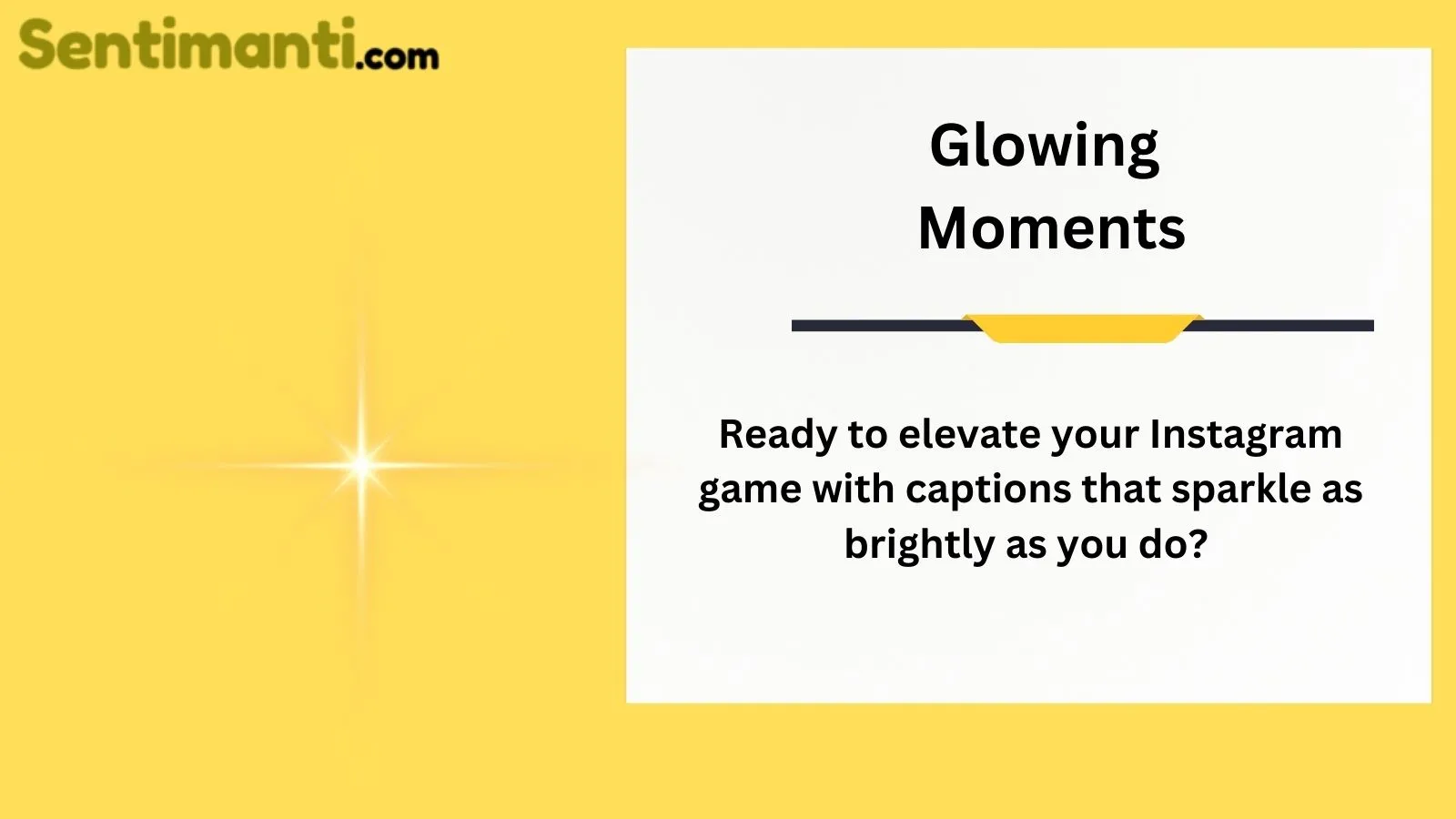 Read more about the article Glowing Moments: Shine Captions for Instagram in 2025