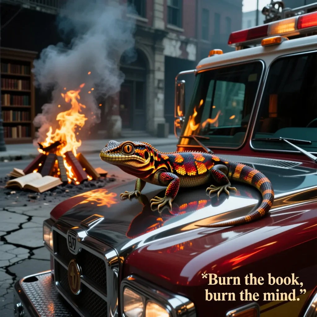 Salamander Symbolism in Fahrenheit 451