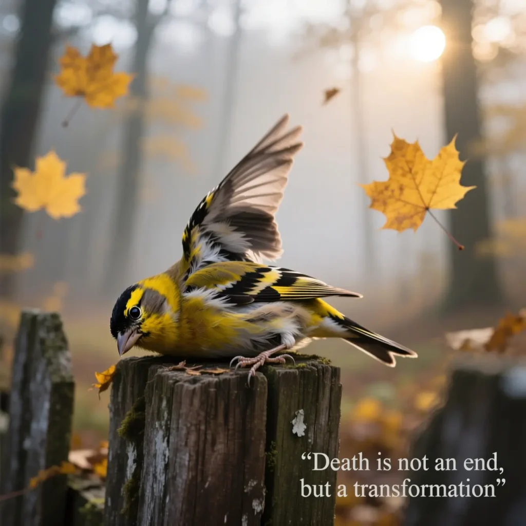 Dead Goldfinch Symbolism