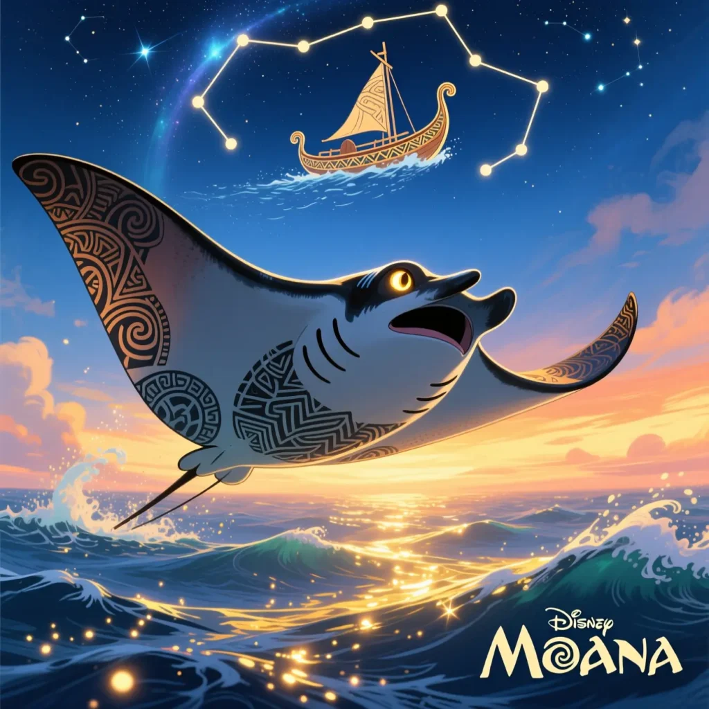 Manta Ray Symbolism Moana