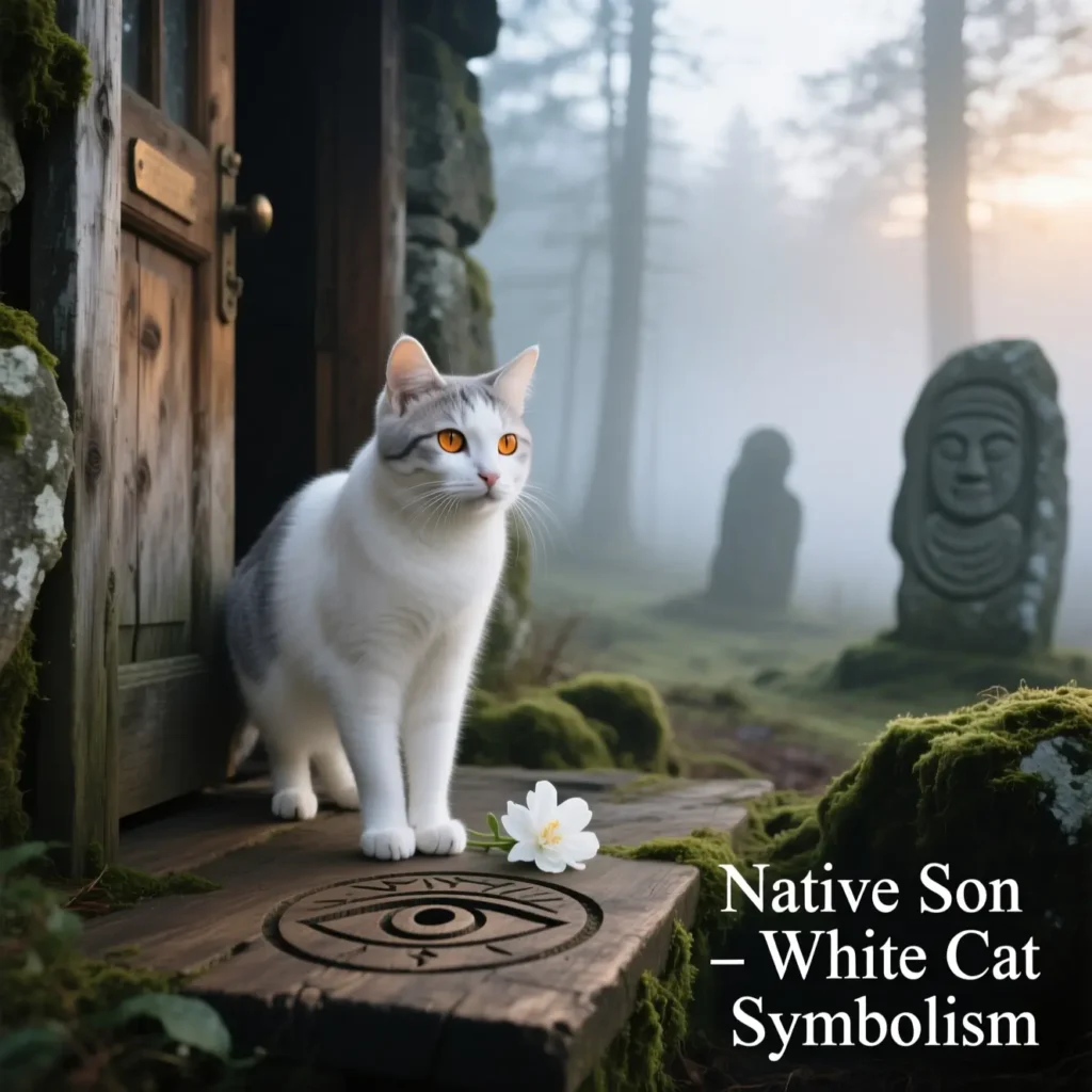 Native Son White Cat Symbolism